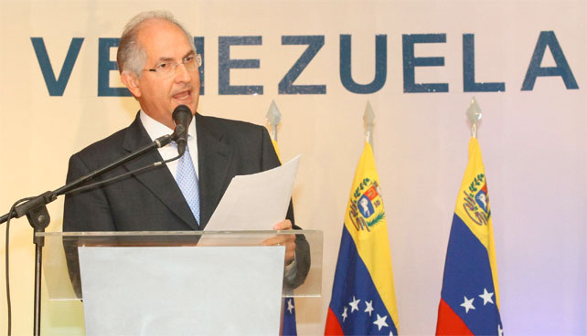 Alcalde opositor venezolano Ledezma es hospitalizado para cirugía de urgencia