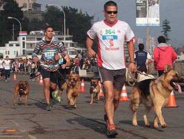 Se realizó la primera “Perro Running” en Viña del Mar