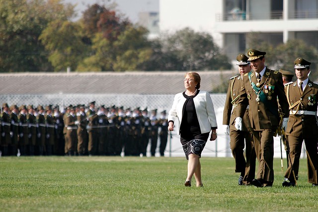 Presidenta Bachelet: Carabineros es una institución "querida y respetada" por los chilenos