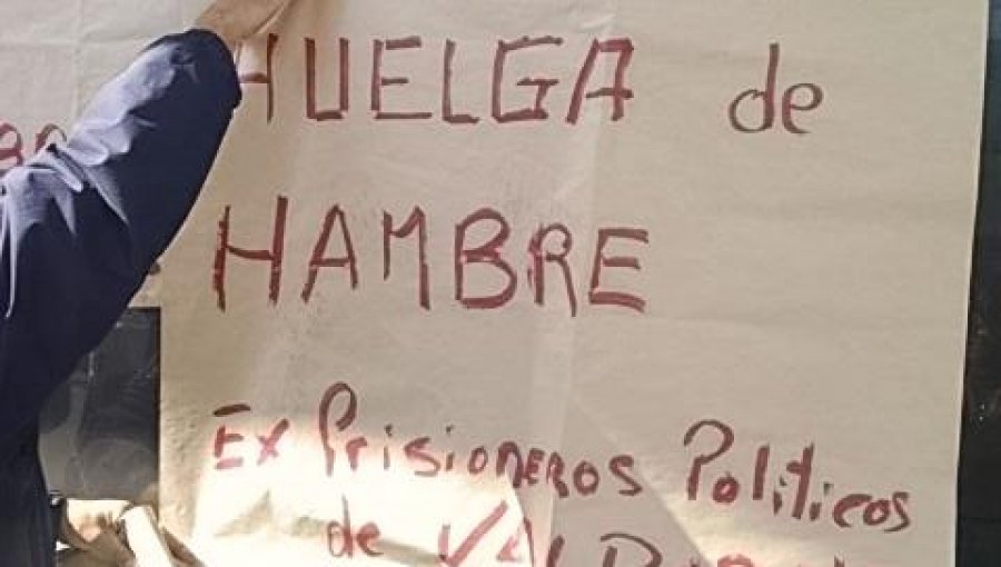 Ex presos políticos de Valparaíso amenazan con huelga de hambre seca