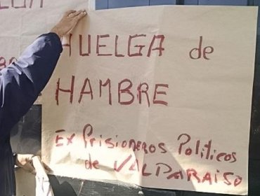 Ex presos políticos de Valparaíso amenazan con huelga de hambre seca