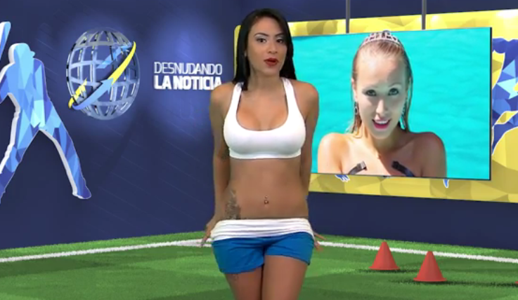 Osado noticiario venezolano dedica capítulo a sueño erótico de Daniella Chávez