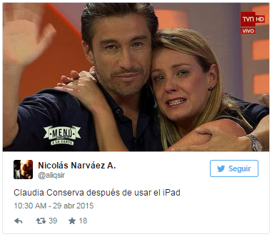 Claudia Conserva inunda de memes la web por borrar todo del iPad de su hija