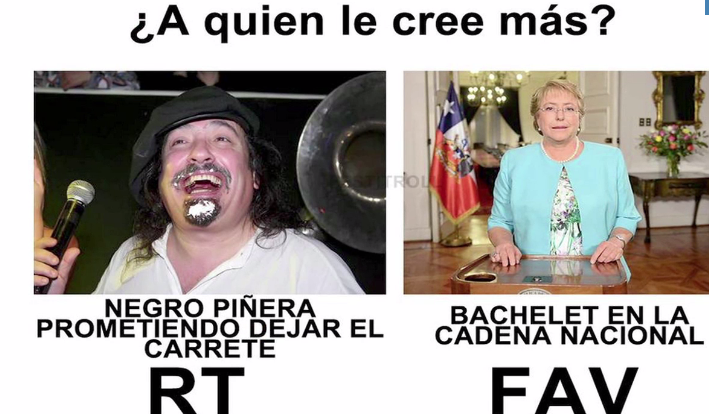 Los mejores memes de la declaración en cadena nacional de la Presidenta Bachelet