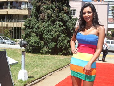 Así luce Dominique Gallego a sus 6 meses de embarazo