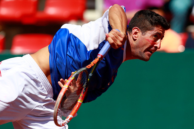 Tenis: Hans Podlipnik cayó de entrada en el challenger de Roma