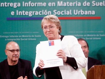 Bachelet anunció que hará "propuesta específica" contra especulación con suelos