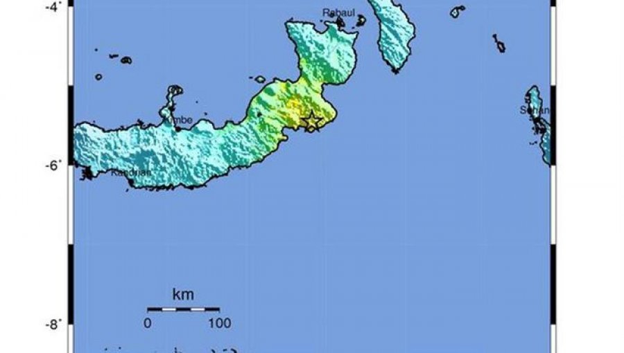 Un nuevo sismo de 5,9 grados tras el terremoto de 7,4 sacuden a Papúa Nueva Guniea