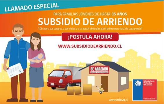 Conoce los pasos para postular al Subsidio de Arriendo para jóvenes de 18 a 35 años