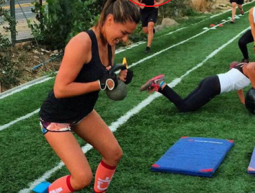 El duro ejercicio fitness que une a Gianella Marengo y al Matador Salas