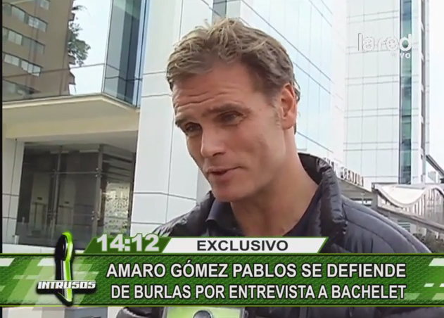 Amaro Gómez-Pablos se defiende de las burlas por entrevista de Bachelet con Don Francisco