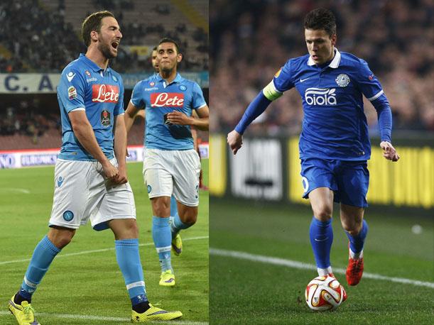 Europa League: Dnipro rescató un empate con Napoli y sueña con la final