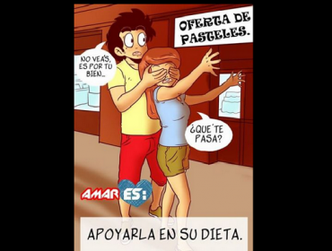 “Amar es:” Las divertidas ilustraciones que grafican como viven las parejas a diario