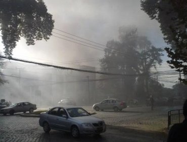 Bomberos logran controlar incendio en Cárcel de Los Andes