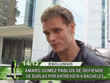 Amaro Gómez-Pablos se defiende de las burlas por entrevista de Bachelet con Don Francisco