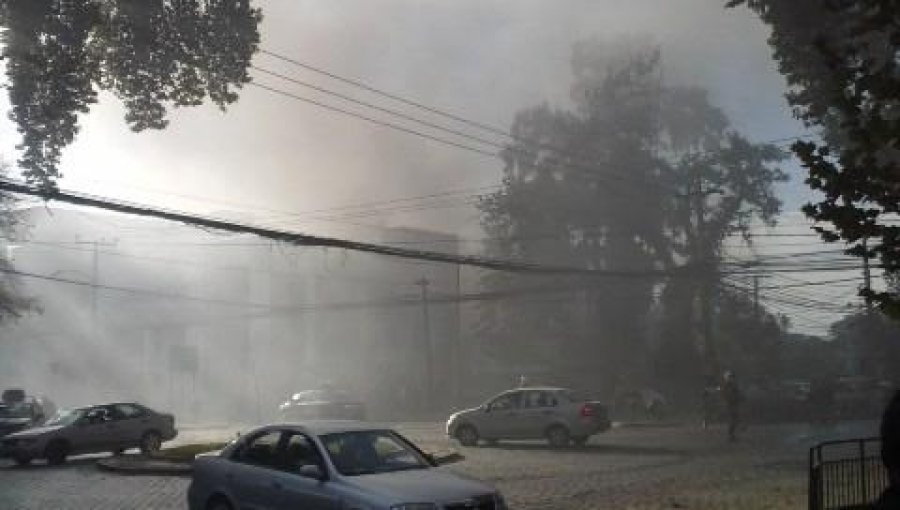 Bomberos logran controlar incendio en Cárcel de Los Andes