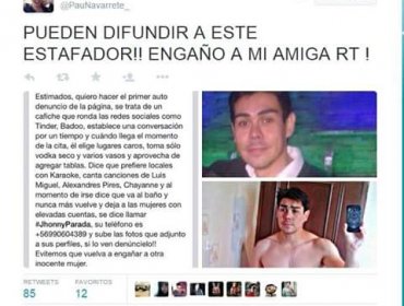 Johnny Parada: El chileno que hizo “perro muerto” con su cita de Tinder