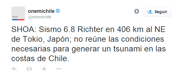 Sismo de 6.8 grados Richter remece las costas de Japón