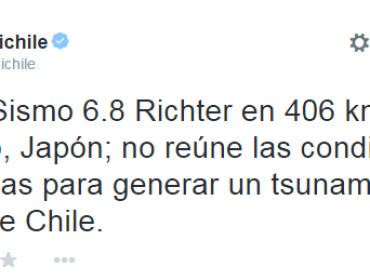 Sismo de 6.8 grados Richter remece las costas de Japón