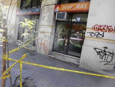 Artefacto incendiario en cajero automático no se logra activar tras falla