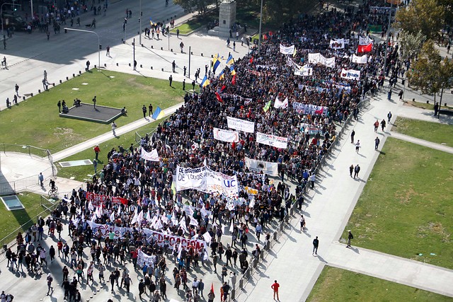 Revisa los desvíos y cortes de tránsito por la marcha de estudiantes de este jueves