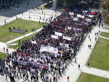 Revisa los desvíos y cortes de tránsito por la marcha de estudiantes de este jueves