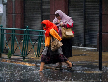 Temporal en el sur: Frente de mal tiempo en imágenes