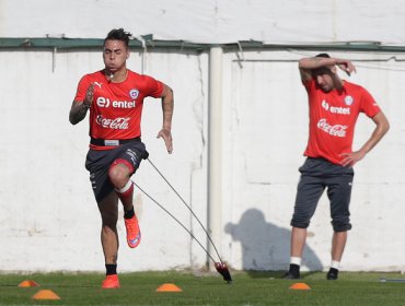 Copa América: Eduardo Vargas trabaja a la par de sus compañeros