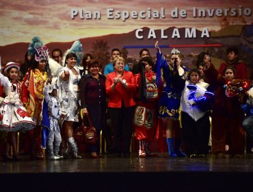 Presidenta anunció plan de inversión de $90.000 millones para Calama