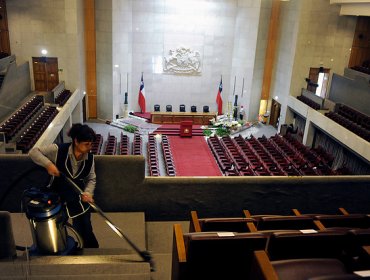 Así se preparan en el Congreso Nacional para recibir a la Presidenta Bachelet este 21 de mayo