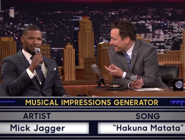 Video: Jamie Foxx sorprende con imitación de Mick Jagger