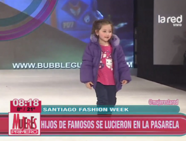 Hijos de famosos chilenos se lucieron desfilando en el Santiago Fashion Week