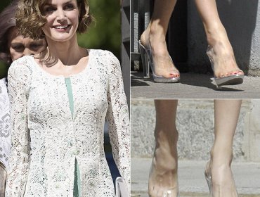 Imponiendo estilo: Reina Letizia se luce en la comunión de su hija con originales zapatos