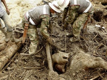 Asciende a 78 el número de muertos por avalancha en el noroeste de Colombia