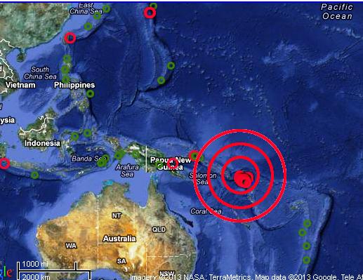 Un sismo de magnitud 6,8 sacude el este de las Islas Salomón