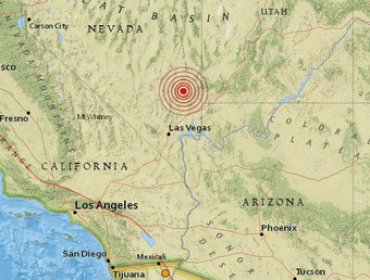 Terremoto de magnitud 5,4 sacude el norte de Las Vegas