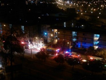 Incendio en Macul dejó a familia con graves quemaduras