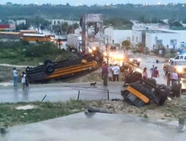 Paso de tornado al norte de México deja a once personas muertas