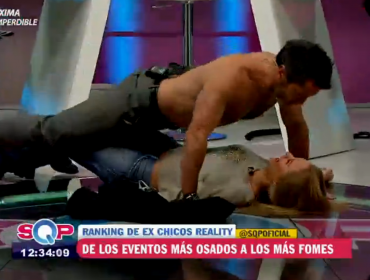 Cristián Sánchez y Kika Silva protagonizan baile erótico en SQP