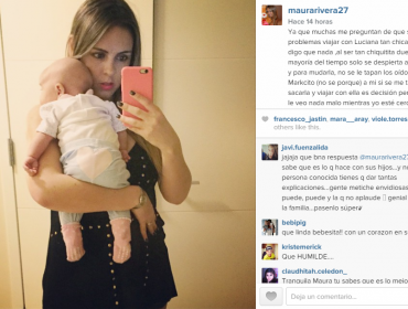 Maura Rivera responde a gente que la critica por llevar a su bebe a Miami