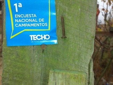 Techo-Chile realiza la primera encuesta nacional de campamento en la región de Valparaíso