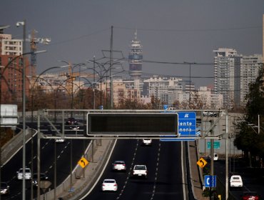 Altos índices de contaminación en Santiago