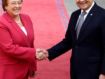 Presidenta Bachelet recibe a su par hondureño en La Moneda