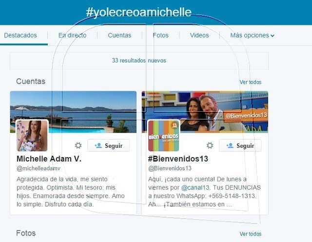 Confusión en Twitter por hashtag #YoLeCreoaMichelle