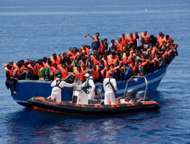 Marina belga rescata a 200 inmigrantes en el Mediterráneo