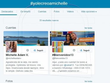 Confusión en Twitter por hashtag #YoLeCreoaMichelle