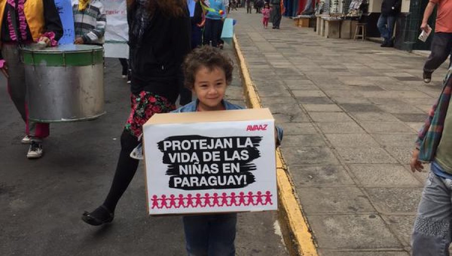 Niños y jóvenes se manifiestan en Asunción contra abuso y explotación sexual