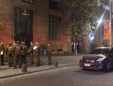 Tiroteo a un costado de La Moneda deja a dos detenidos