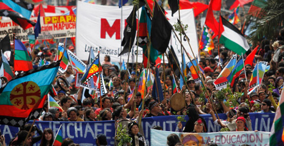 Organización Mapuche anunció protestas durante proceso de Copa América
