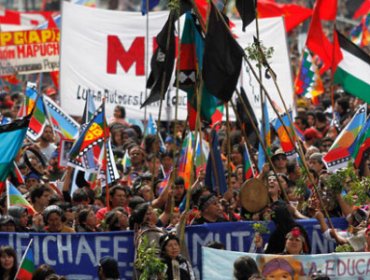 Organización Mapuche anunció protestas durante proceso de Copa América